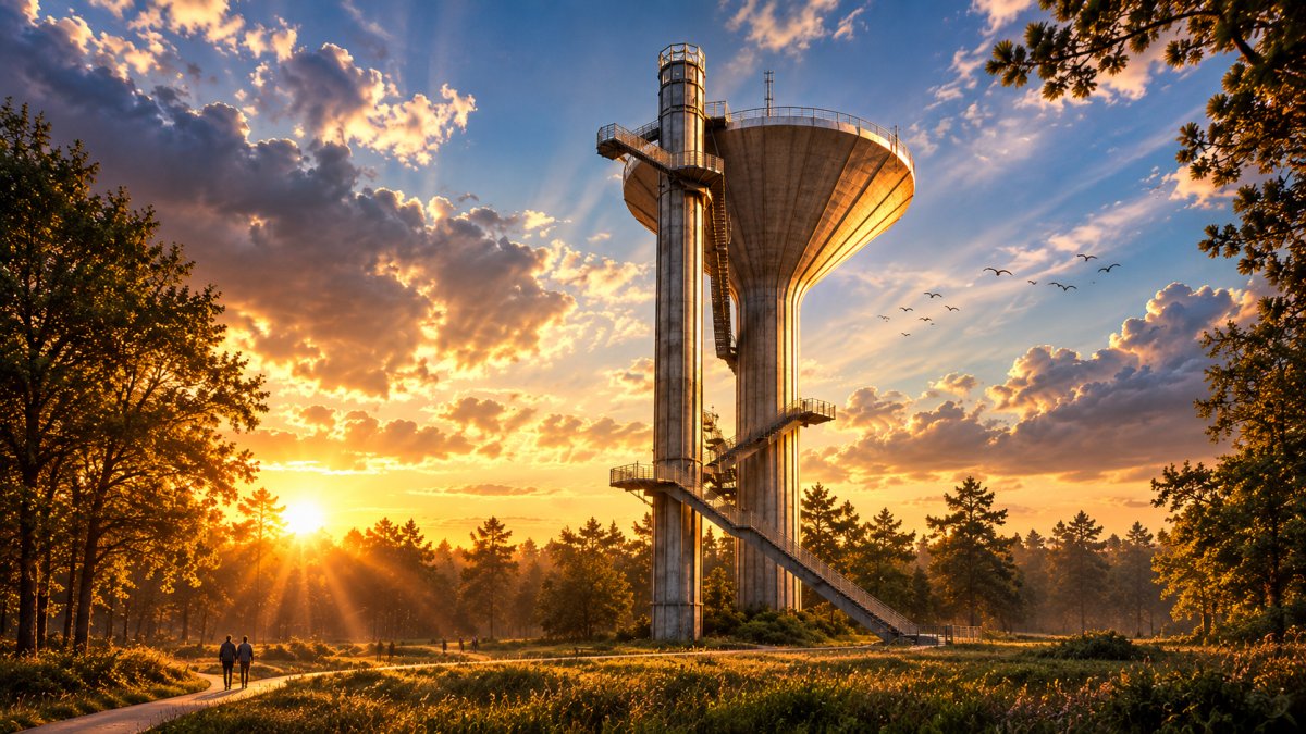 Mededeling: Onze geliefde watertoren staat wel degelijk in Koksijde!